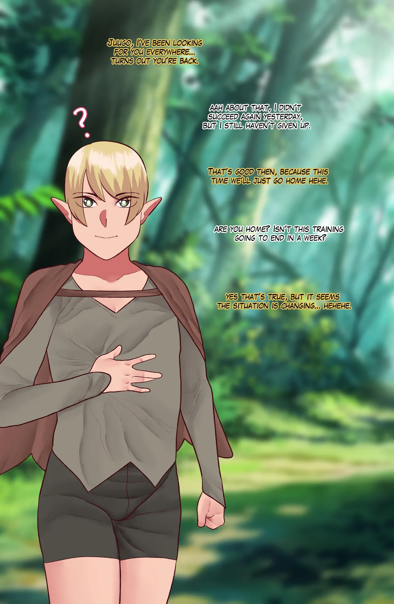 Onegai Elf Sensei page 81 original parody - beauty mark blindfold hentai manga - read online free