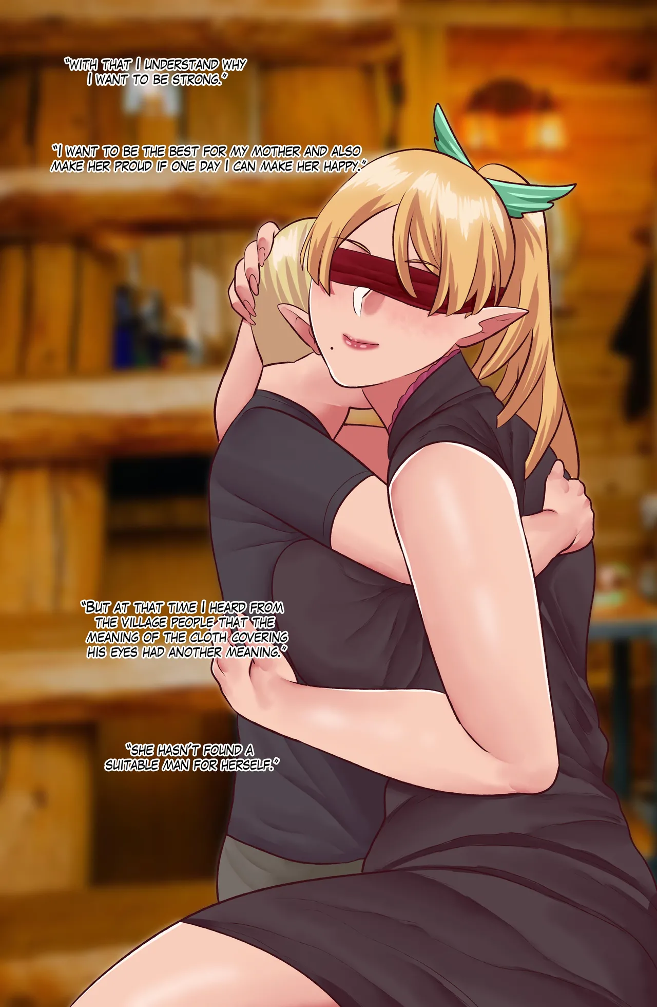 Onegai Elf Sensei page 9 original parody - beauty mark blindfold hentai manga - read online free