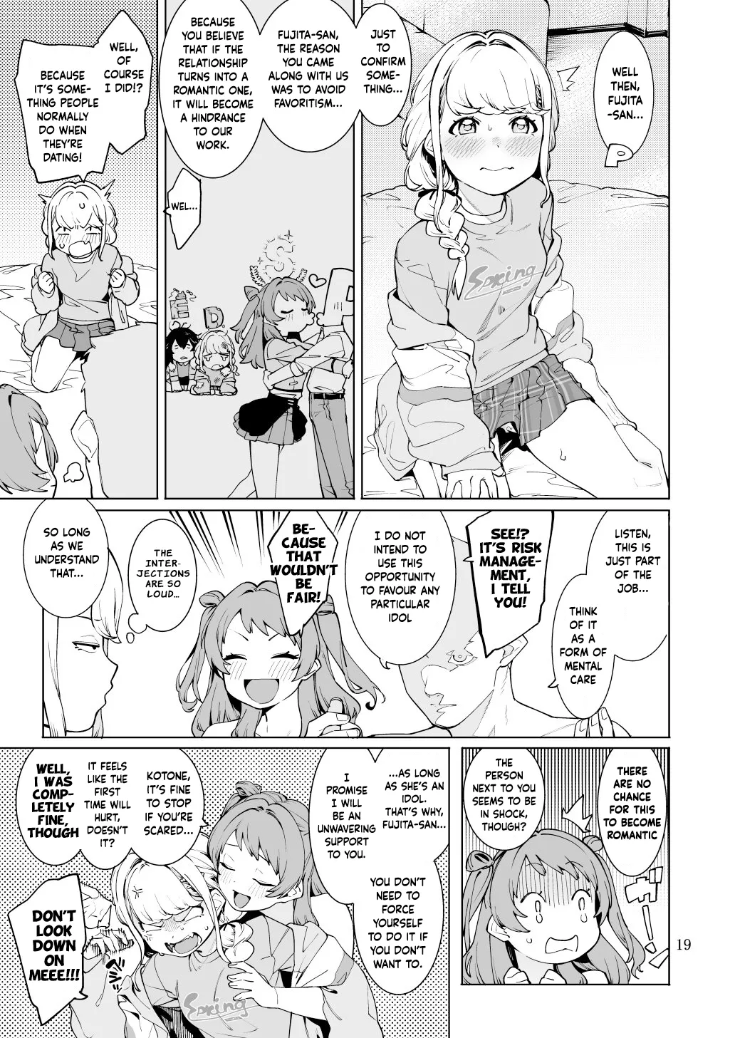 Hatsuboshi Cream Pie page 18 featuring temari tsukimura the idolmaster parody - sole male nakadashi hentai manga - read online free