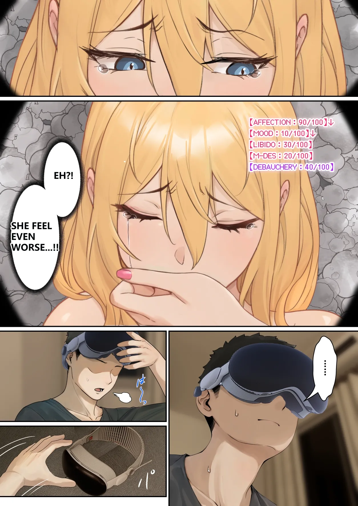 My AR glasses can see various stats about my foster sister?! page 123 original parody - inseki big breasts hentai manga - read online free
