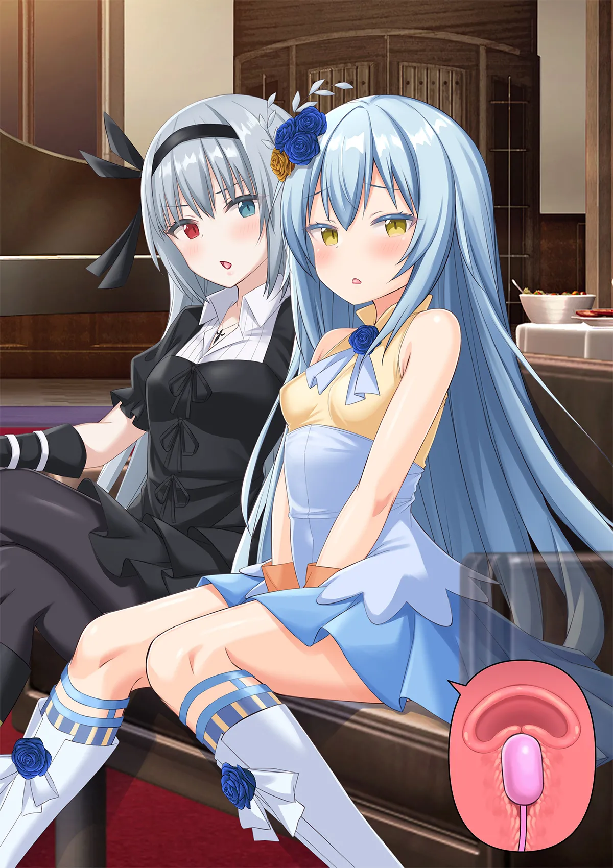 Bishoujo Body de GothLoli Maou ni Les Choukyou Sare Mesu Ochita Ken page 129 featuring rimuru tempest tensei shitara slime datta ken parody - mosaic censorship pantyhose hentai manga - read online free