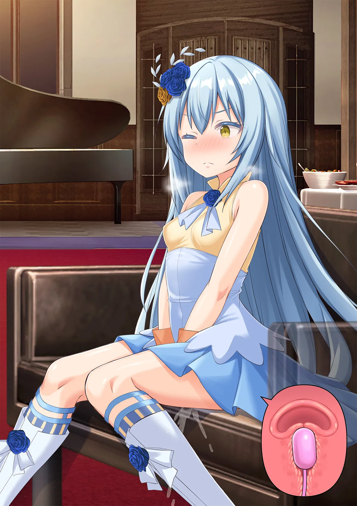 Bishoujo Body de GothLoli Maou ni Les Choukyou Sare Mesu Ochita Ken page 133 featuring rimuru tempest tensei shitara slime datta ken parody - mosaic censorship pantyhose hentai manga - read online free