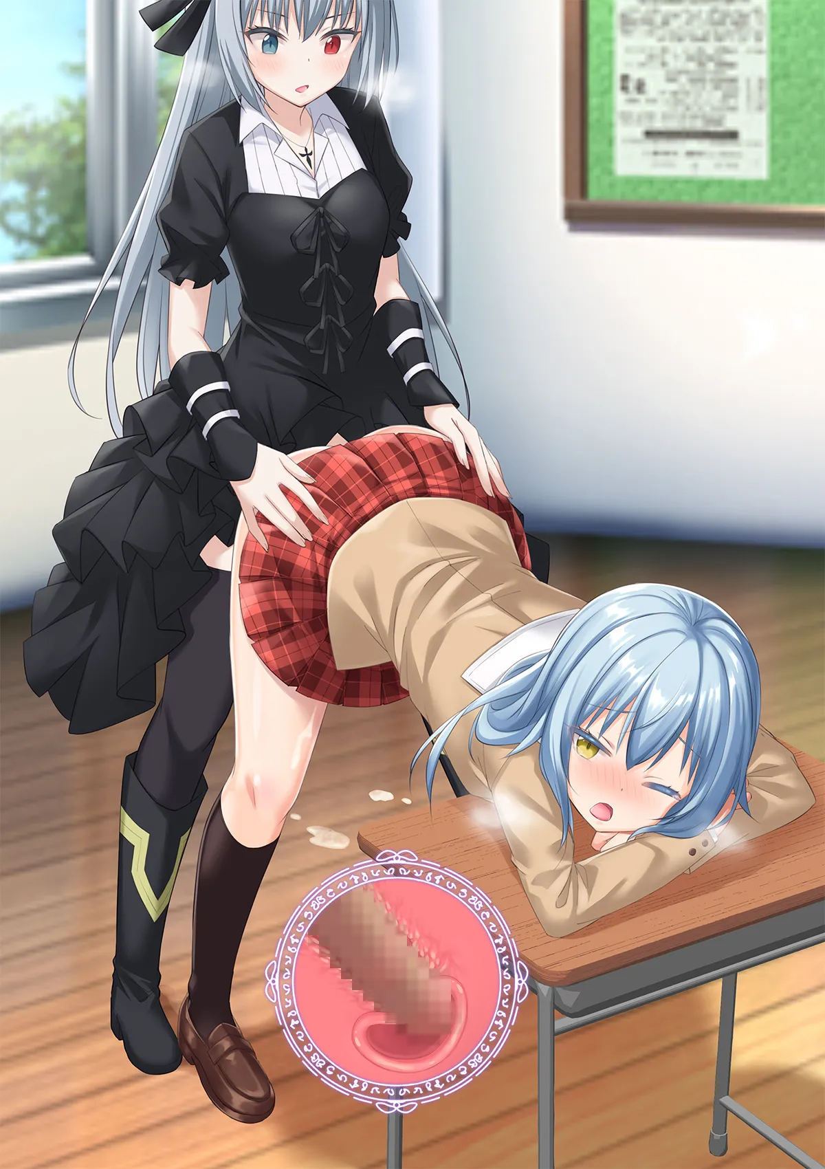 Bishoujo Body de GothLoli Maou ni Les Choukyou Sare Mesu Ochita Ken page 208 featuring rimuru tempest tensei shitara slime datta ken parody - mosaic censorship pantyhose hentai manga - read online free