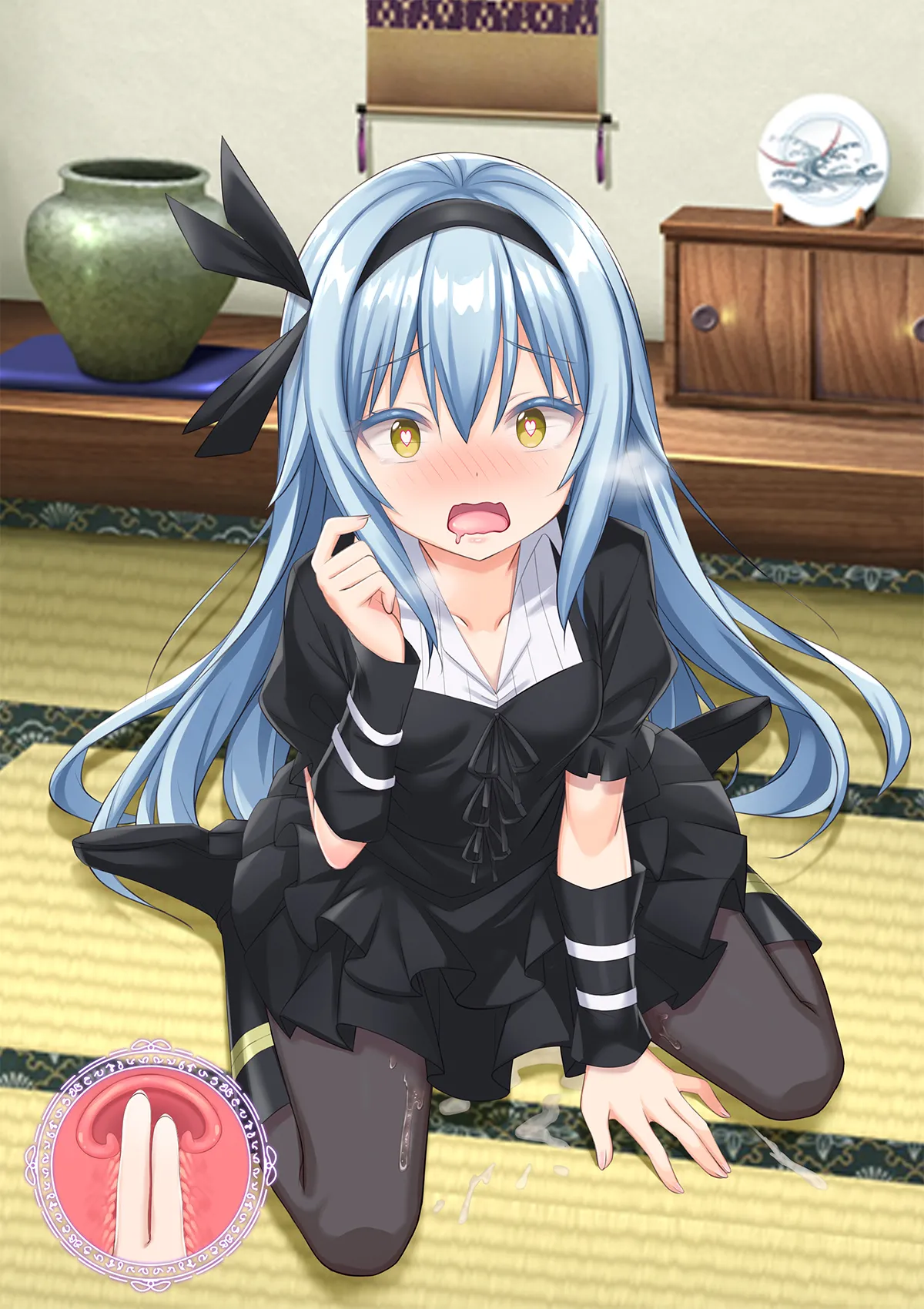 Bishoujo Body de GothLoli Maou ni Les Choukyou Sare Mesu Ochita Ken page 224 featuring rimuru tempest tensei shitara slime datta ken parody - mosaic censorship pantyhose hentai manga - read online free