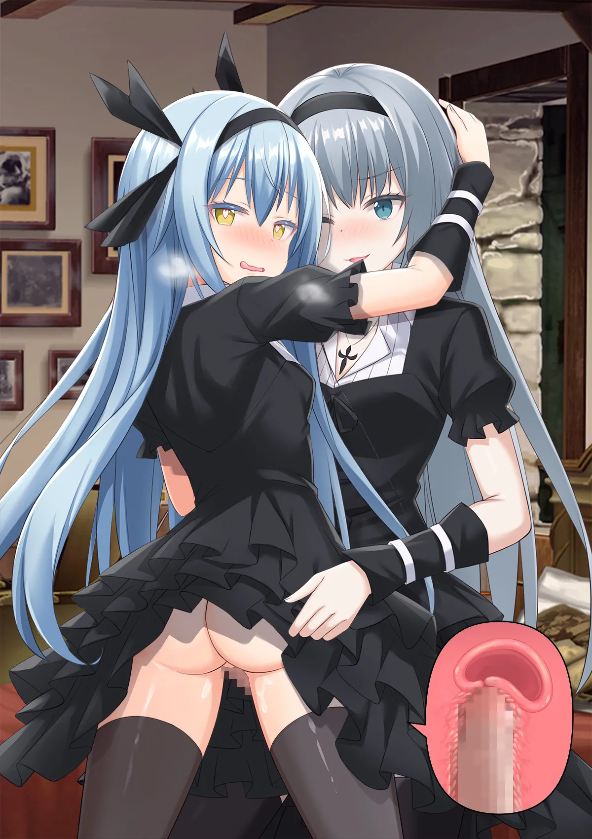 Bishoujo Body de GothLoli Maou ni Les Choukyou Sare Mesu Ochita Ken page 235 featuring rimuru tempest tensei shitara slime datta ken parody - mosaic censorship pantyhose hentai manga - read online free