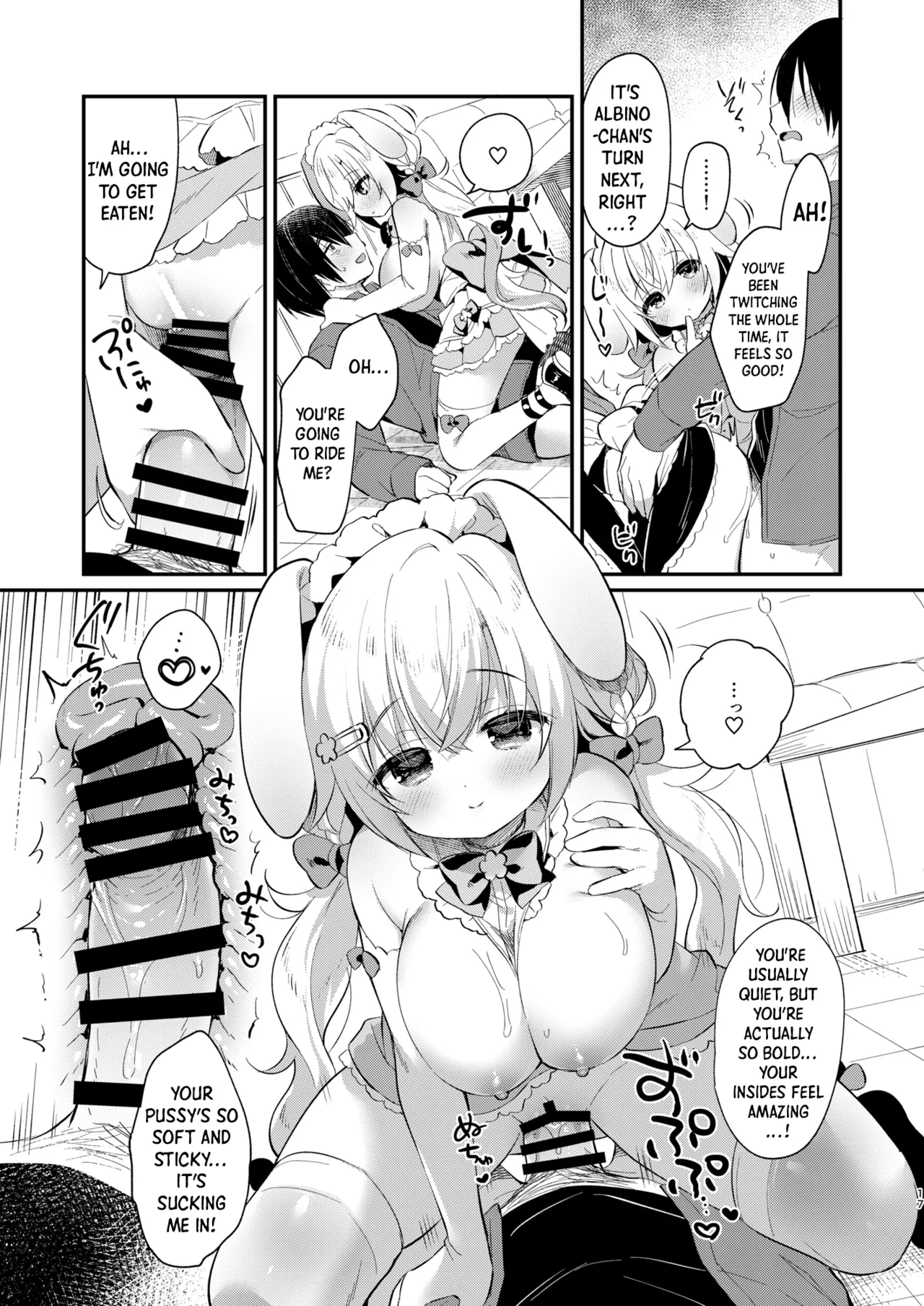 [Usacastle (Usashiro Mani)] W Sakura-chan no Fuwatoro Sand! | Double Sakura-chan's Fluffy Sandwich! [English] [Shiro Translation] [Digital] page 16 original parody - sole male gloves hentai manga - read online free