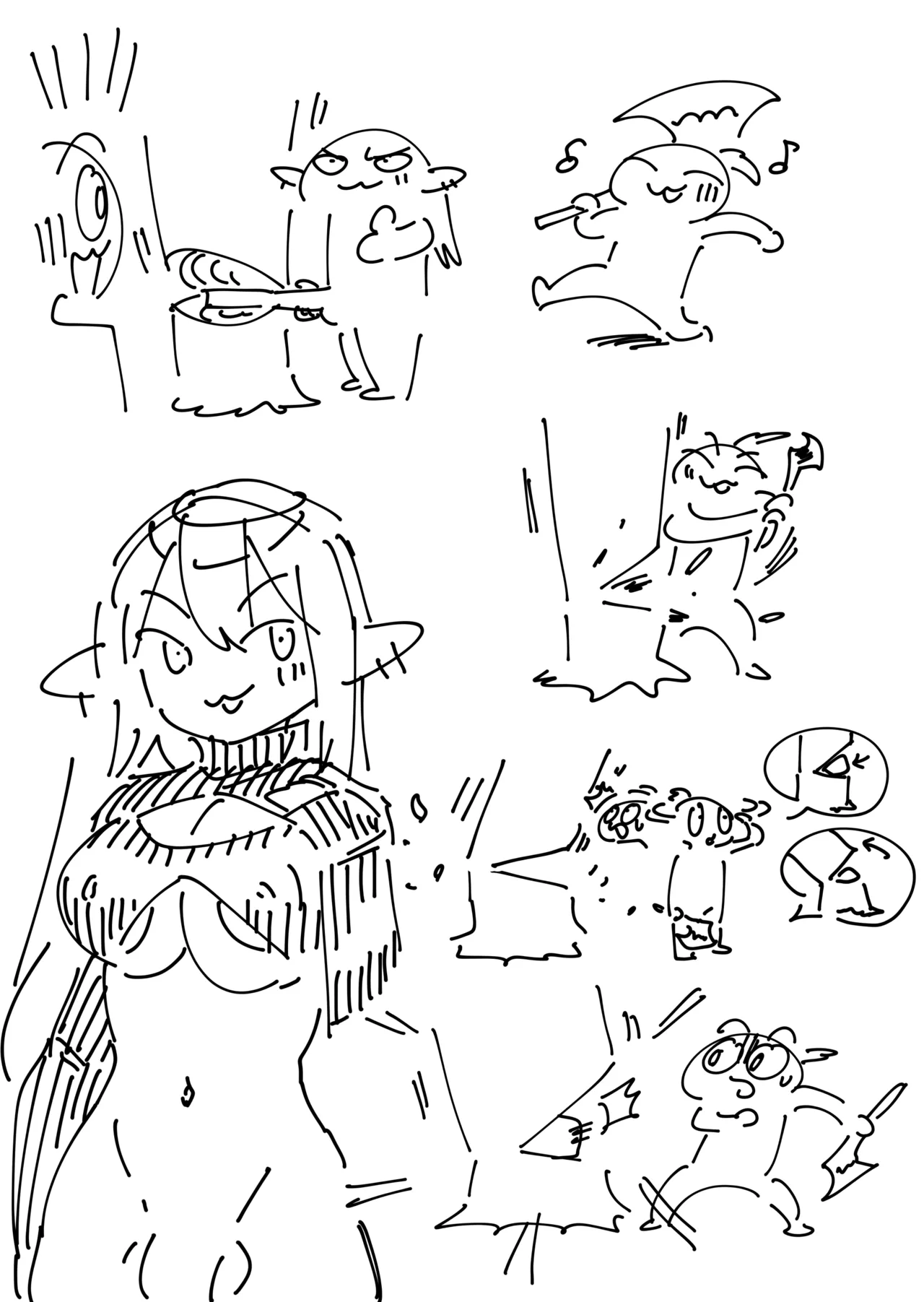 Futanari no Elf vol.3 mini manga page 24 original parody - elf futanari hentai manga - read online free