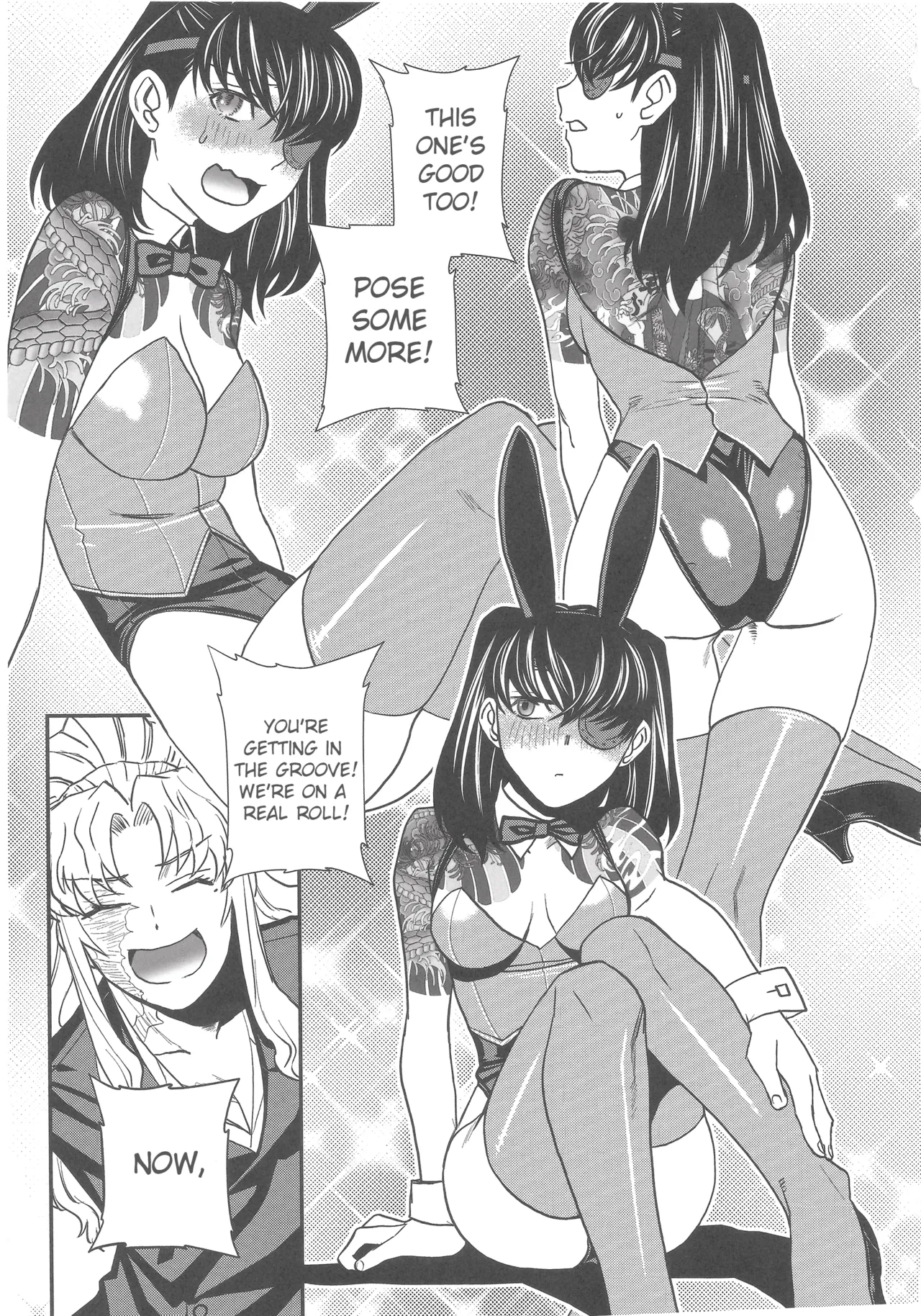 Je t'aime, Je t'aime, le majeur! page 10 featuring balalaika black lagoon parody - bunny girl eyepatch hentai manga - read online free