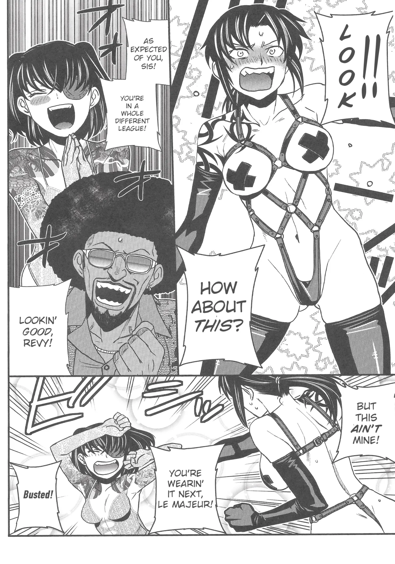 Je t'aime, Je t'aime, le majeur! page 19 featuring balalaika black lagoon parody - bunny girl eyepatch hentai manga - read online free