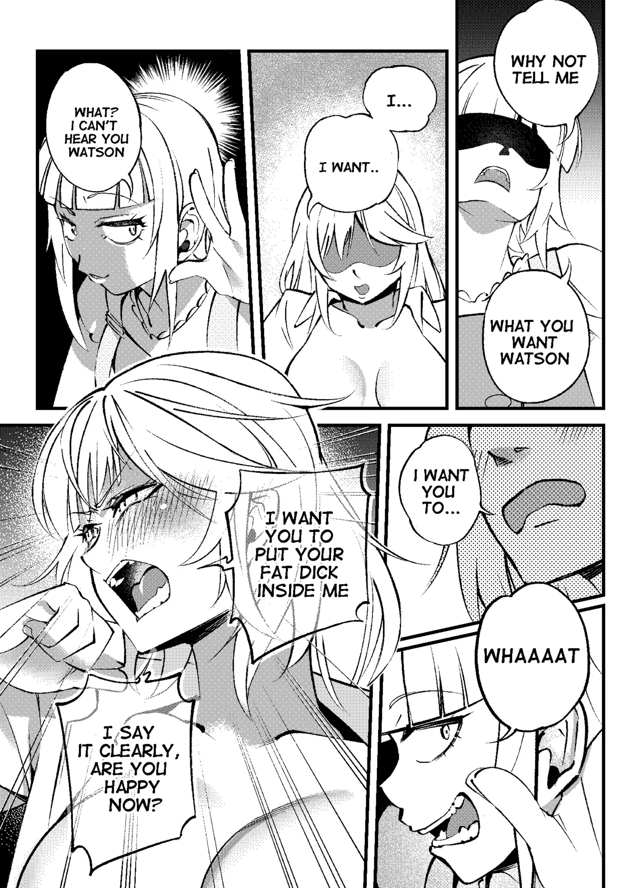 Amesame Observation page 19 featuring gawr gura hololive parody - sex toys sole dickgirl hentai manga - read online free