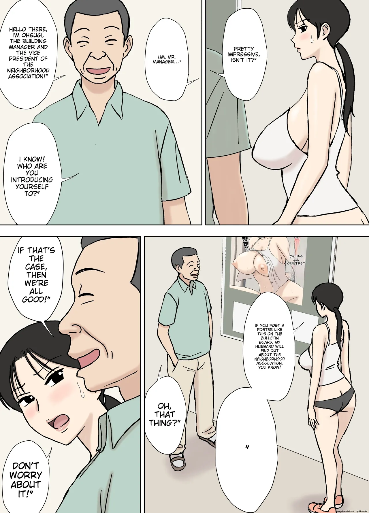 Karamare Tsuma no Kyouko-san 8 page 46 original parody - handjob milf hentai manga - read online free