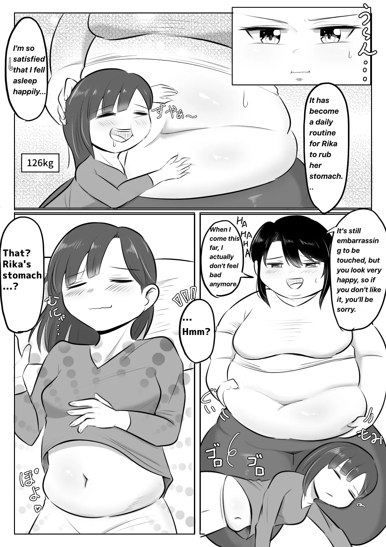 Longing for softness page 35 original parody - bbw weight gain hentai manga - read online free