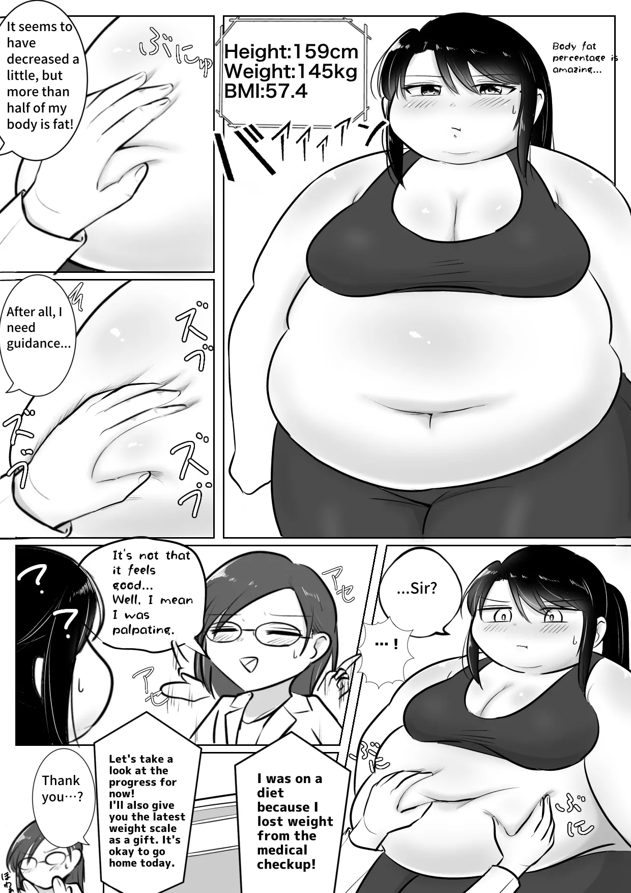 Longing for softness page 54 original parody - bbw weight gain hentai manga - read online free