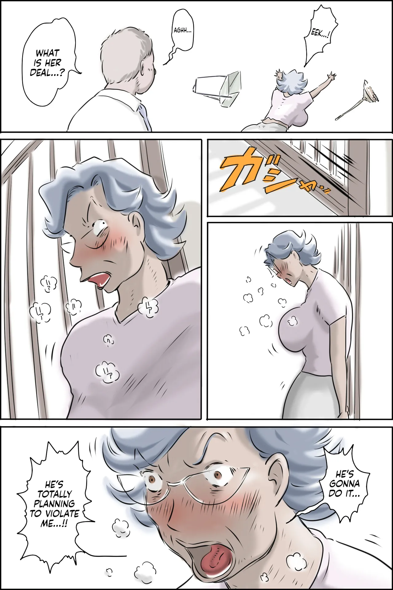 [Zenmai Kourogi] Ooya-san ga Yonderu -Mousou Dai Bakuhatsu Hen- | The Landlady Is Calling -Delusions Gone Wild- [English] [Sonarin迫] page 21 original parody - big breasts glasses hentai manga - read online free