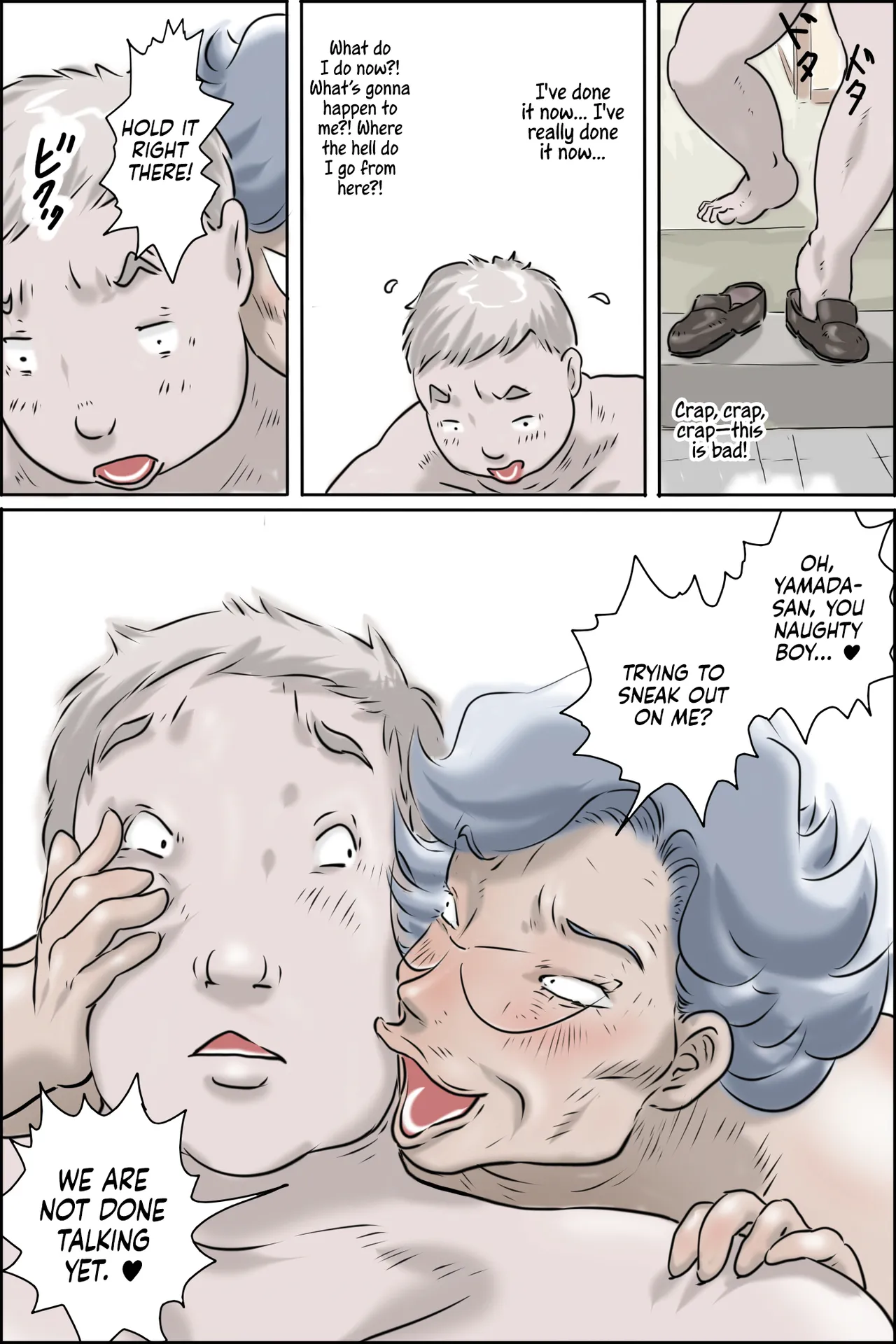 [Zenmai Kourogi] Ooya-san ga Yonderu -Mousou Dai Bakuhatsu Hen- | The Landlady Is Calling -Delusions Gone Wild- [English] [Sonarin迫] page 64 original parody - big breasts glasses hentai manga - read online free