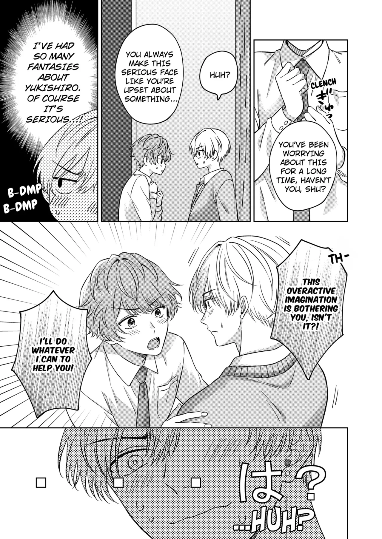 [Naruse Yori] Nanami-kun no Fukenzen na Mousouheki | Nanami's Indecent Fantasies Chapter 1-6 [English] page 26 - full censorship males only hentai manga - read online free