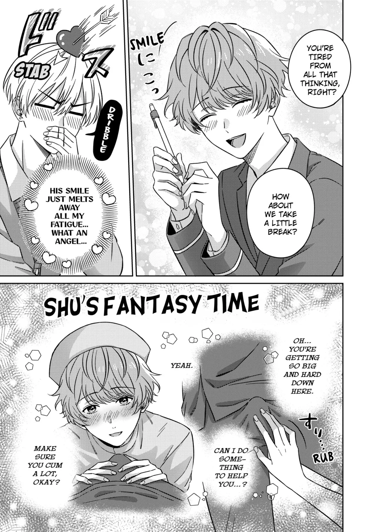 [Naruse Yori] Nanami-kun no Fukenzen na Mousouheki | Nanami's Indecent Fantasies Chapter 1-6 [English] page 30 - full censorship males only hentai manga - read online free