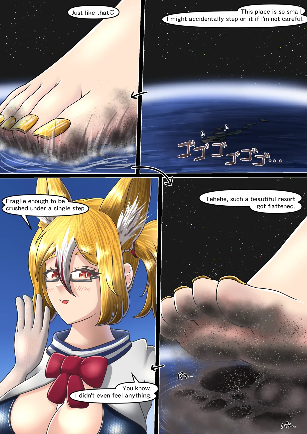 Dekkai Ashi Daisuki Kurabu | Big Feet Lovers Club page 19 - growth giantess hentai manga - read online free