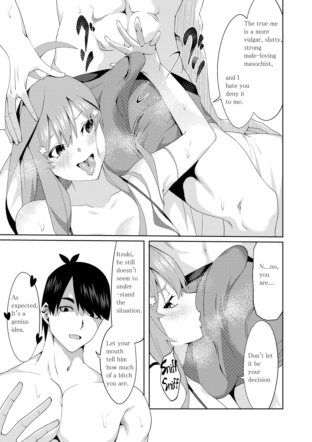 The Married Quintuplets page 268 featuring fuutarou uesugi gotoubun no hanayome parody - mosaic censorship big breasts hentai manga - read online free