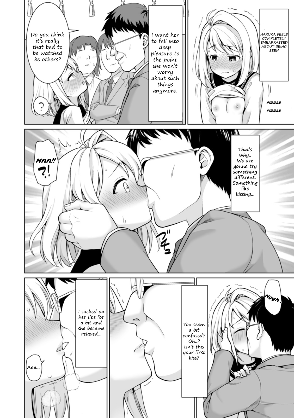 Mukuchi Shoujo to Chikan Higai after page 18 - business suit bdsm hentai manga - read online free