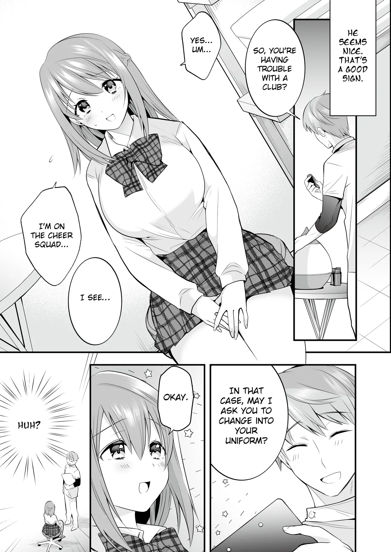 [RefRevo Comic (Mori Guruta)] Houkago Hatsujou Massage ~Ranman Cheer Buin no Kairaku Zetchou~ | Erotic After School Massage ~Cheerleader Reaches the Peak of Pleasure~ [English] page 9 original parody - big breasts humiliation hentai manga - read online free