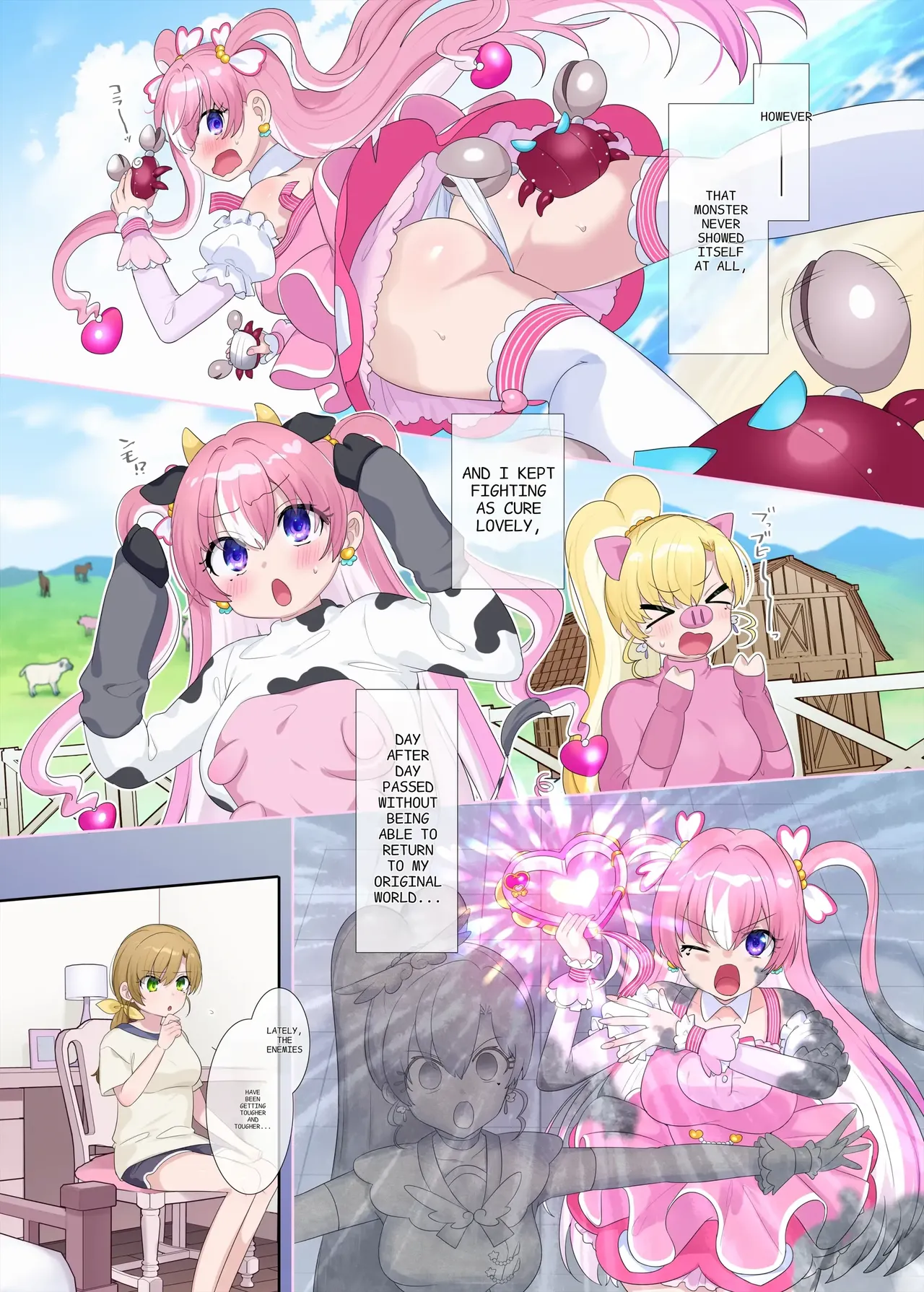 Parallel⇔Change! Hero⇔Heroine TS page 36 original parody - big breasts unusual pupils hentai manga - read online free