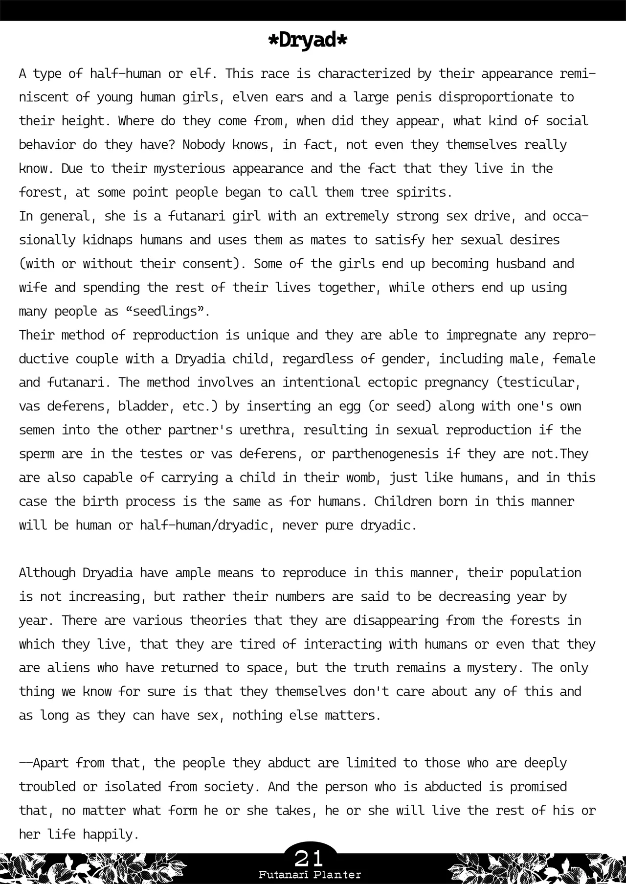 Futanari Planter page 21 original parody - futanari elf hentai manga - read online free