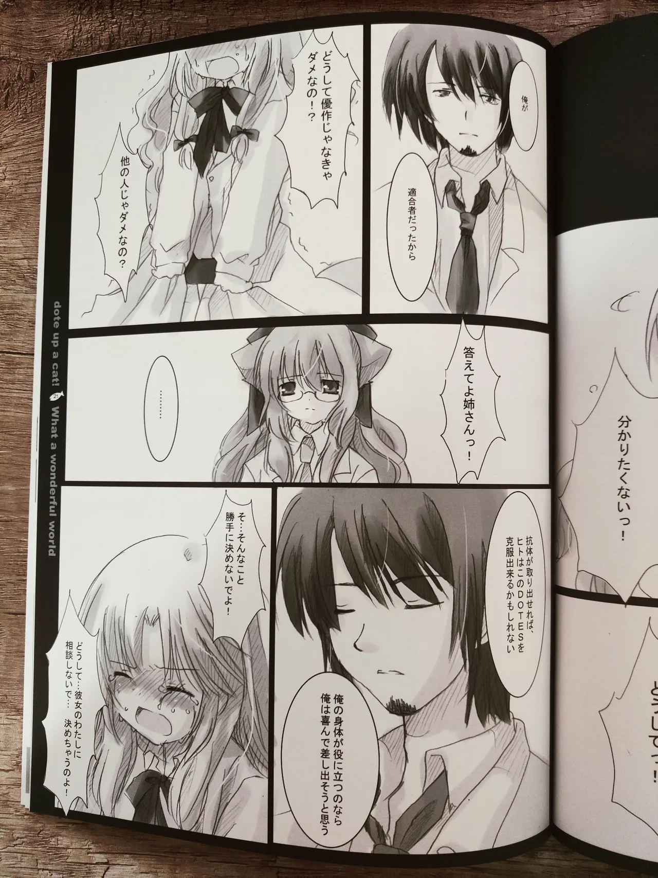 What A Wonderful World page 22 original parody - twins dog boy hentai manga - read online free