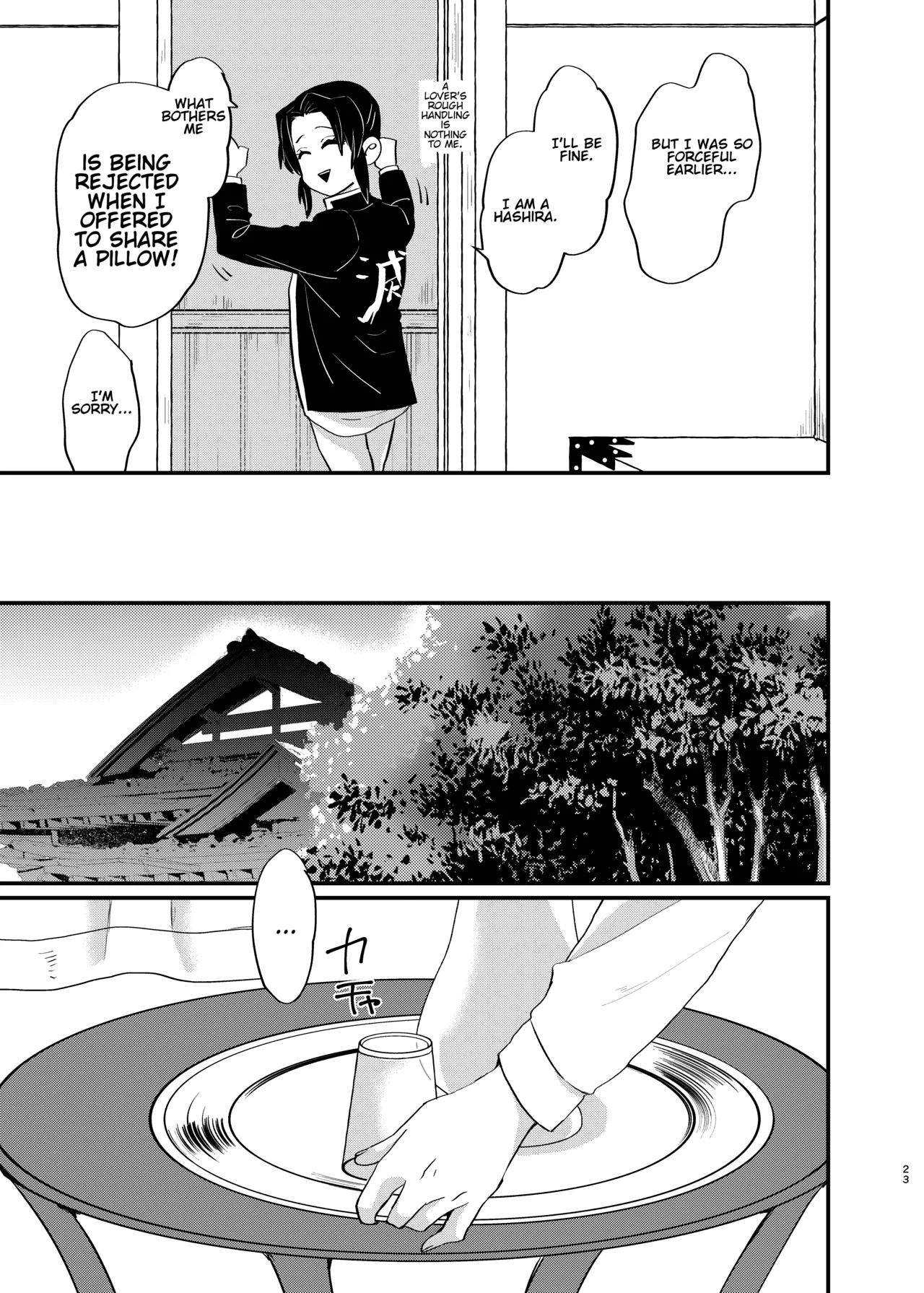 Watashi to Shita Koto ga - What's the matter with me! page 23 featuring shinobu kochou kimetsu no yaiba parody - sole female rough translation hentai manga - read online free