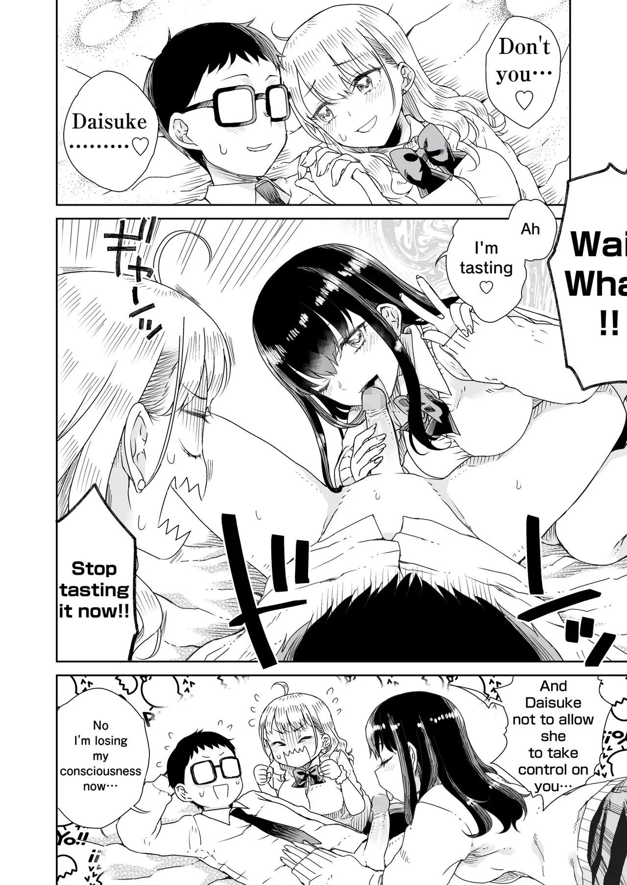 [Refrevo Comic (Hirota Masatane)] Otagal ~Otaku ni Yasashii Shiro & Kuro Gal to Love Love Noumitsu Fudeoroshi W Ecchi~ | Otagal~Losing Virgin sweet sex with black and white style girl who being nice to Otaku~ [English] page 21 original parody - sole male nakadashi hentai manga - read online free