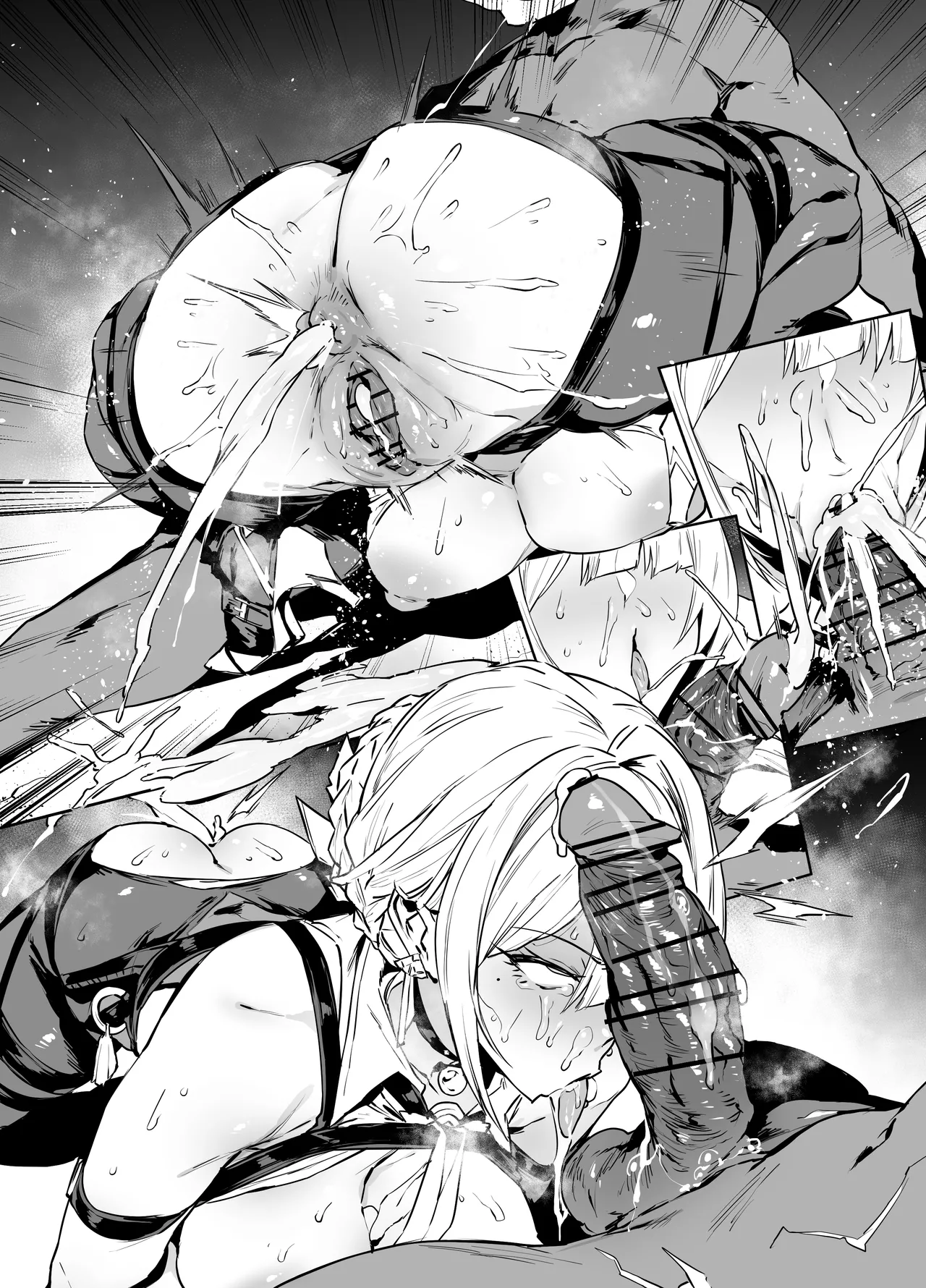 Evelyn page 27 featuring evelyn chevalier zenless zone zero parody - gloves beauty mark hentai manga - read online free