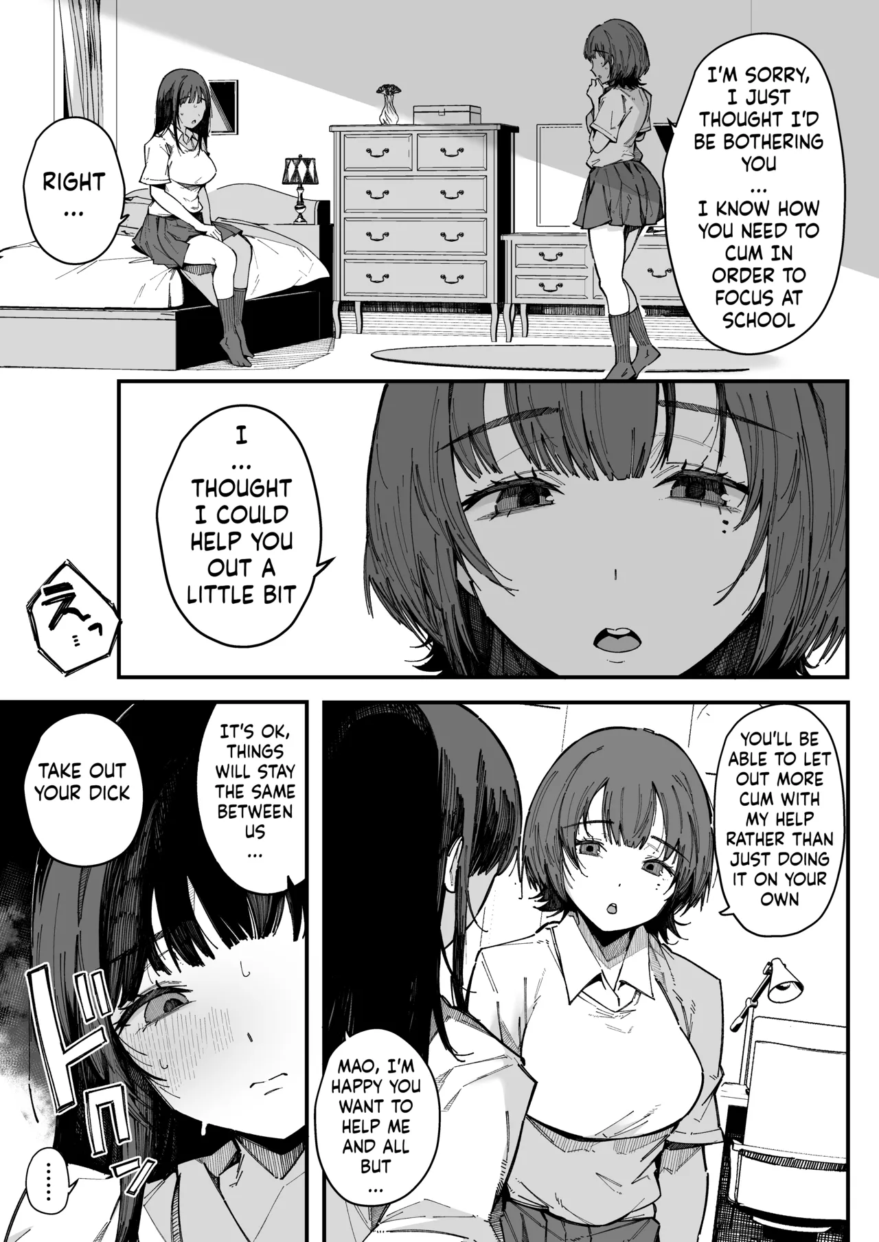 Onee-chan Shasei Chuudoku + Additional Chapters 1&2 page 12 original parody - squirting futanari hentai manga - read online free