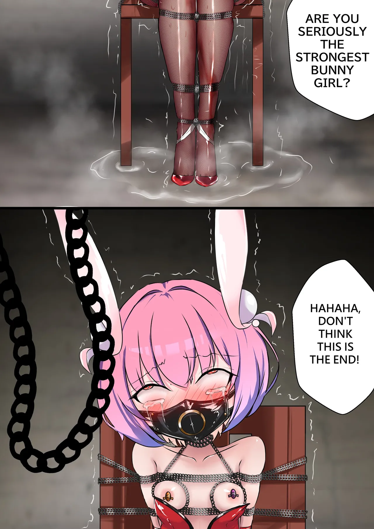 デュエル・バニーガール 008 ENG page 15 original parody - sole female beauty mark hentai manga - read online free