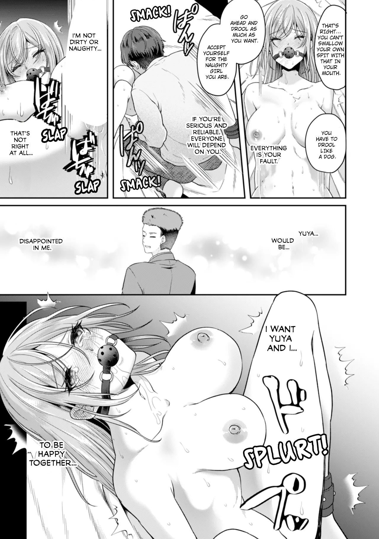 Manin Densha de Shikkin Sunzen!? Chikan Danshi no Ijiwaru na Yubi de Ikasare Tsuzuketa OL | Almost Pissing on a Crowded Train?! #1-10 page 187 - big breasts chastity belt hentai manga - read online free