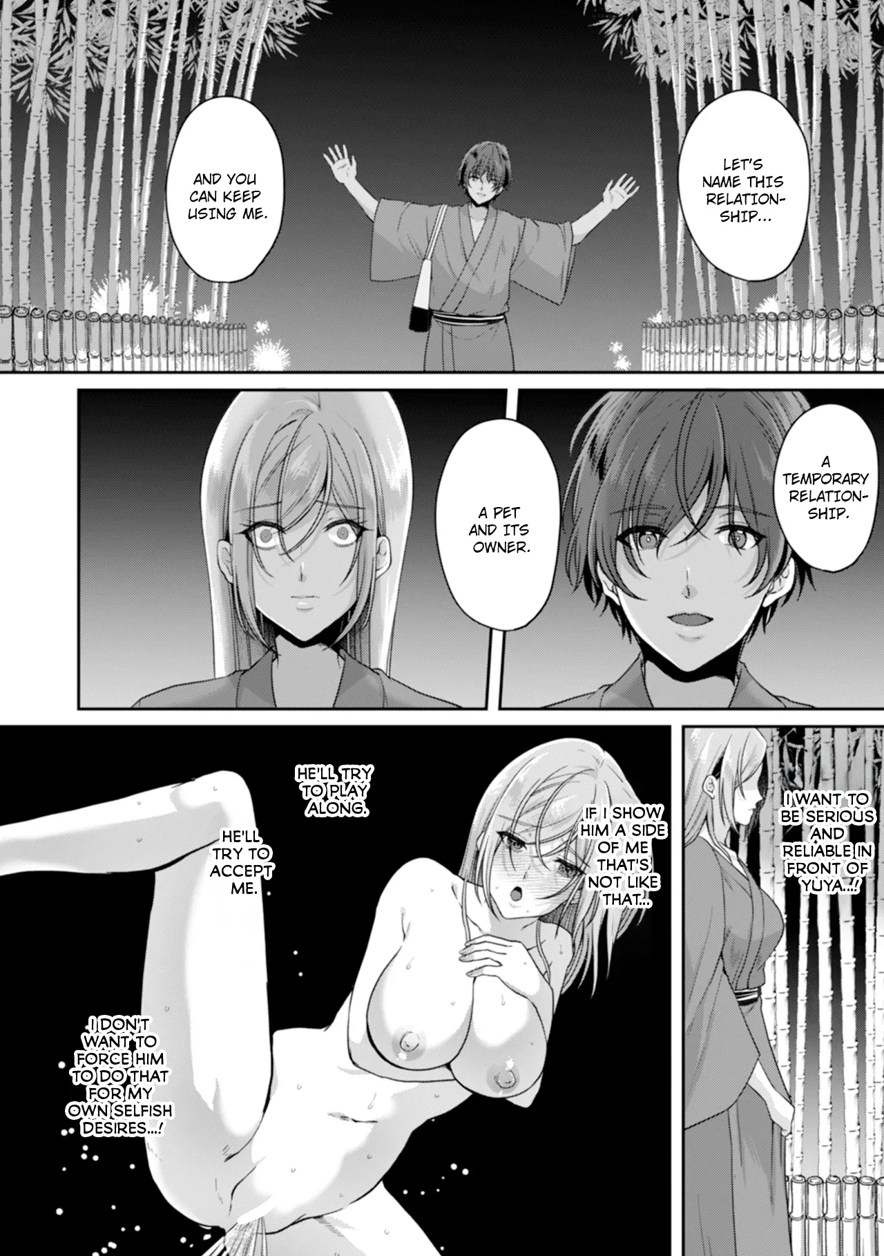 Manin Densha de Shikkin Sunzen!? Chikan Danshi no Ijiwaru na Yubi de Ikasare Tsuzuketa OL | Almost Pissing on a Crowded Train?! #1-10 page 238 - big breasts chastity belt hentai manga - read online free