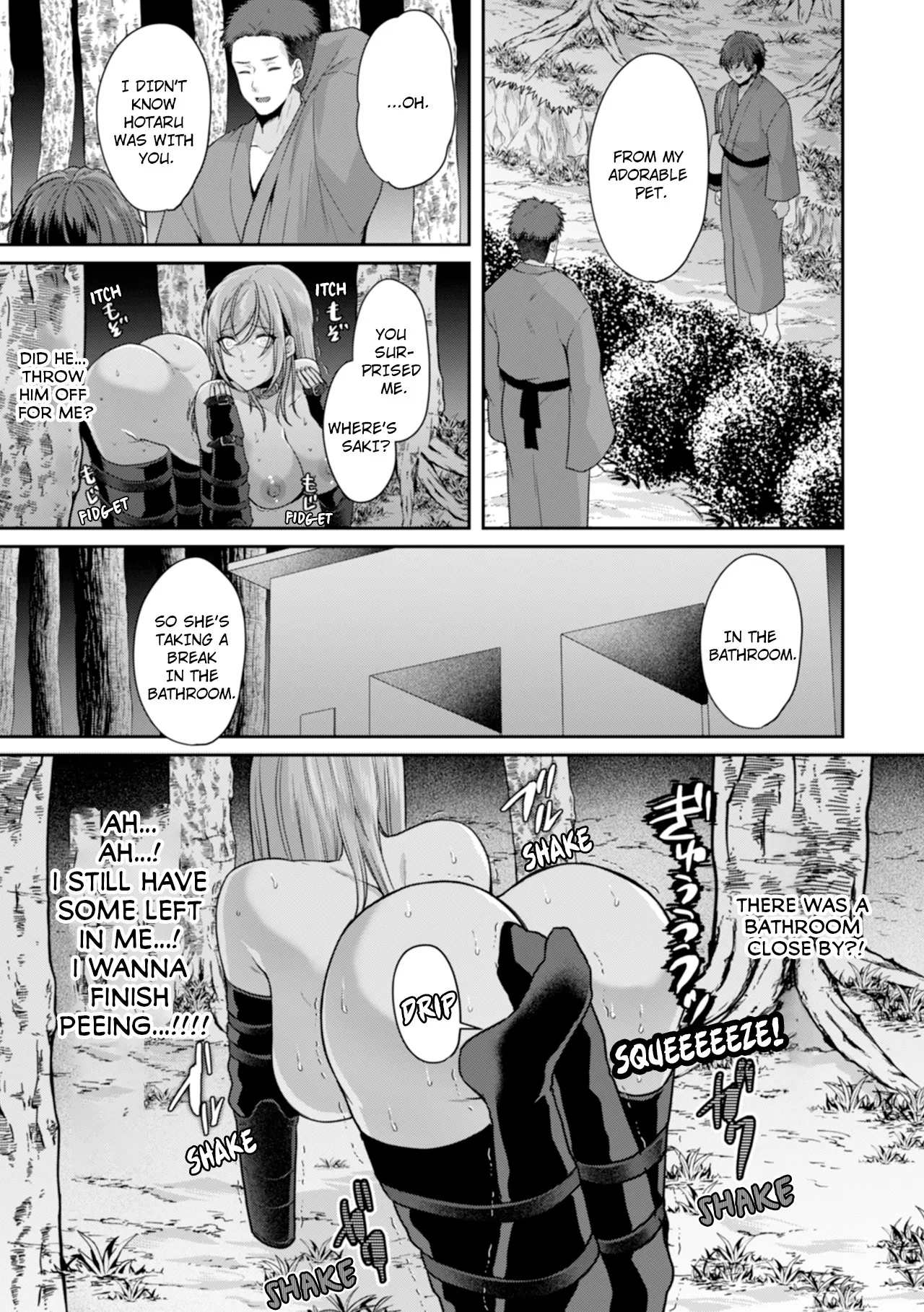 Manin Densha de Shikkin Sunzen!? Chikan Danshi no Ijiwaru na Yubi de Ikasare Tsuzuketa OL | Almost Pissing on a Crowded Train?! #1-10 page 256 - big breasts chastity belt hentai manga - read online free