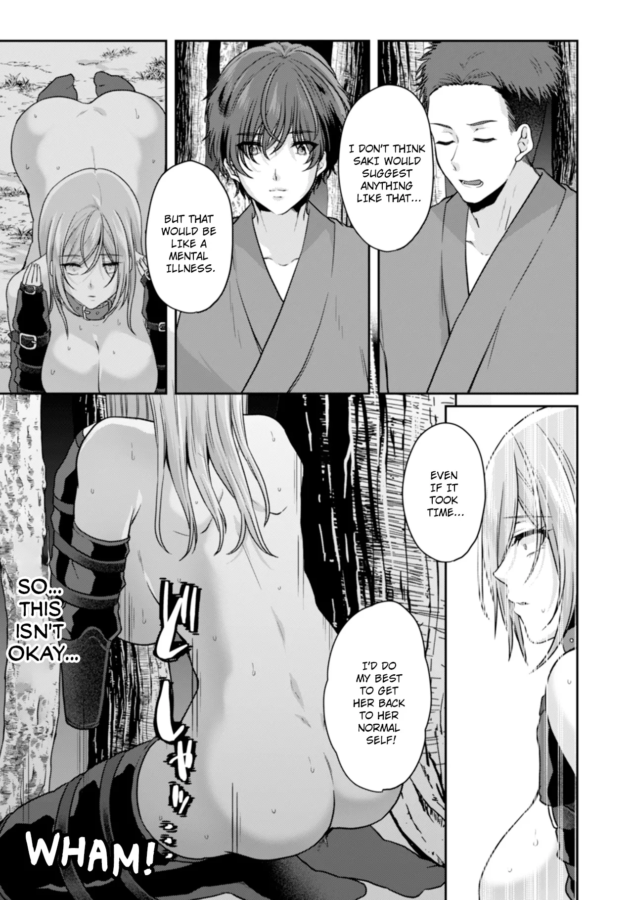 Manin Densha de Shikkin Sunzen!? Chikan Danshi no Ijiwaru na Yubi de Ikasare Tsuzuketa OL | Almost Pissing on a Crowded Train?! #1-10 page 260 - big breasts chastity belt hentai manga - read online free