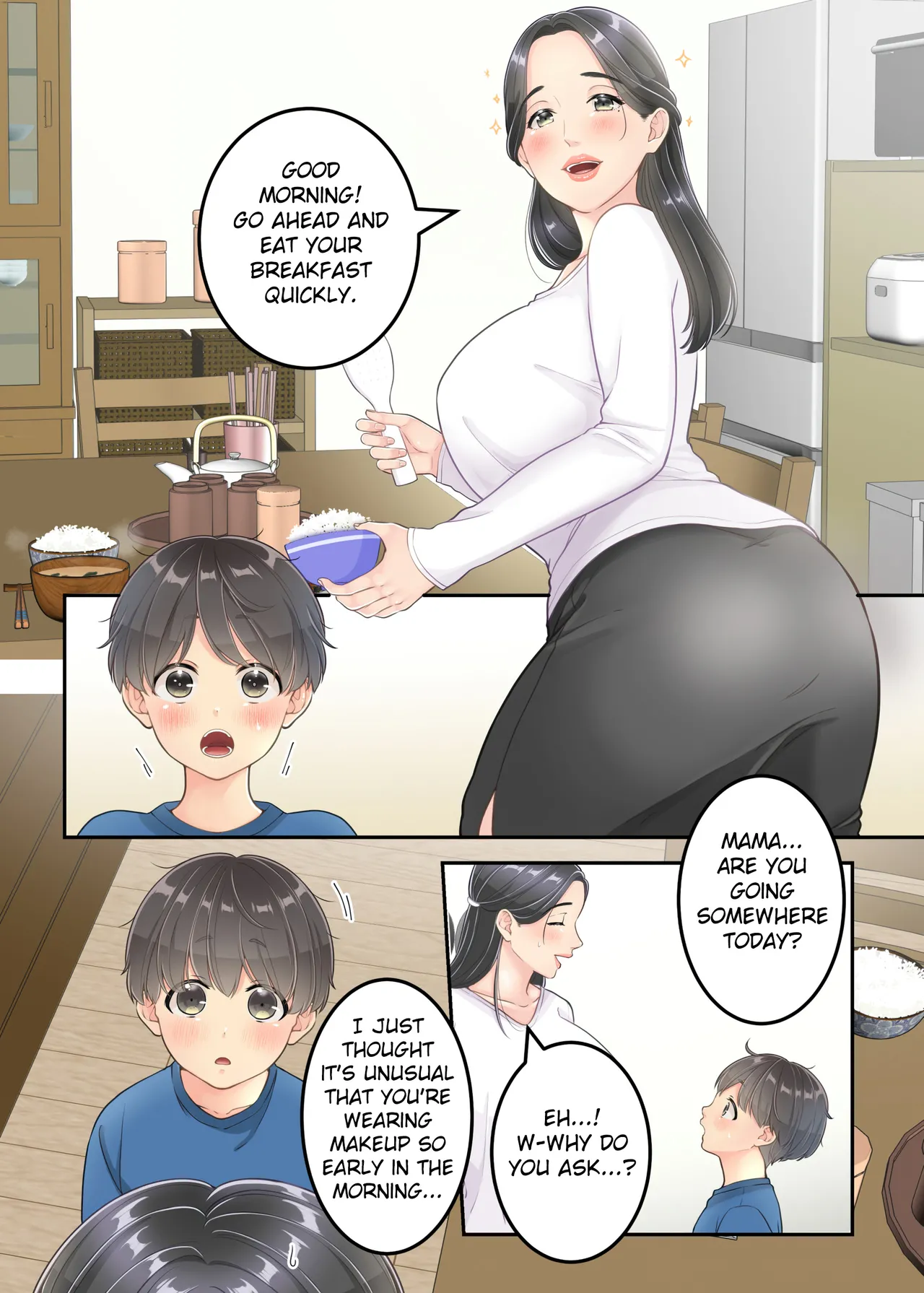 Boku no Mama to Takuhai no Onii-san ga. page 24 original parody - sole female sole male hentai manga - read online free