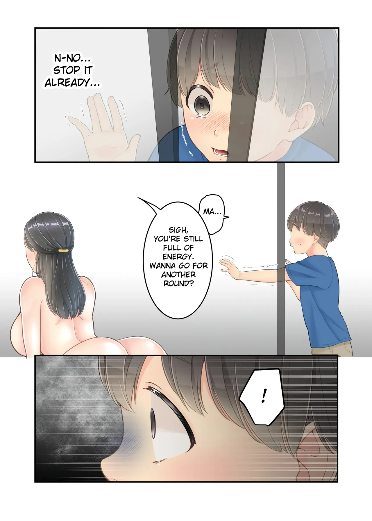 Boku no Mama to Takuhai no Onii-san ga. page 55 original parody - milf big breasts hentai manga - read online free