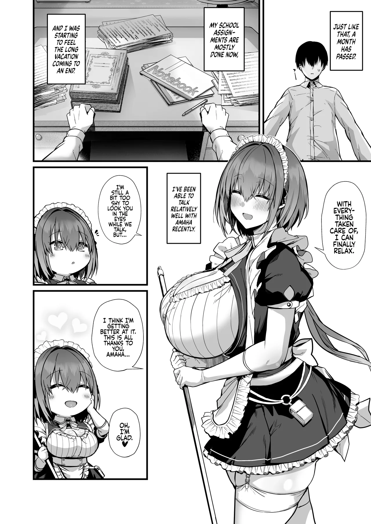 [Flock Blue (Blue_Gk)] Love Maid -Yasashikute Amaama na Kyonyuu Ero Maid San to SEX Shimakuru Ohanashi- | Love Maid - A Story about having lots of Sex with a Sweet, Super-loving Big-breasted Sexy Maid  [English] [Coffedrug] [Digital] page 43 original parody - sole female sole male hentai manga - read online free