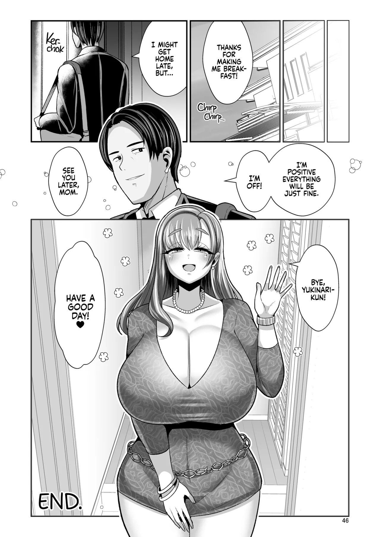 [Shinshunshantonshou (Bukatsu)] Yurufuwa Kyonyuu no Toshishita Mama to Aisaretakatta Oji-san no Ore |  Her, My Younger Well-Endowed Stepmom, and Me, a Sill Old Guy Who’s Only Ever Wanted to Be Loved [English] {2d-market.com} [Decensored] [Digital] page 48 original parody - sole female sole male hentai manga - read online free