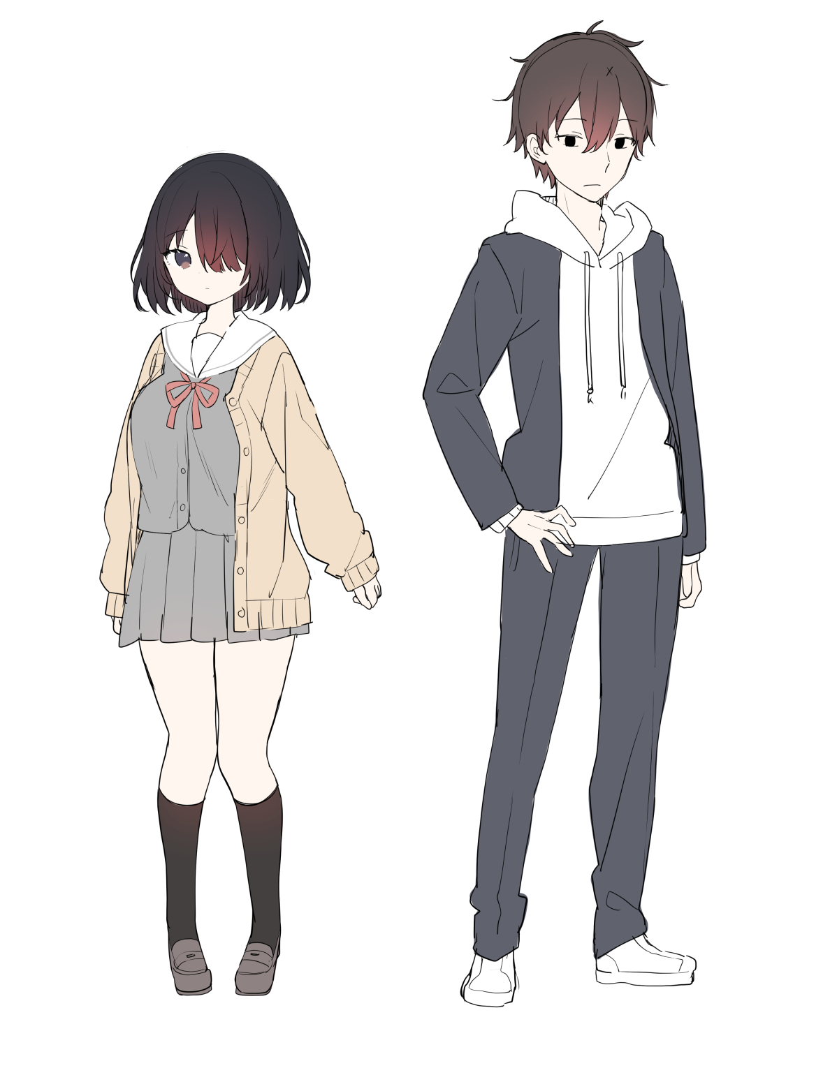 Muhyoujou-kei  Kanojo no Hatsujou Switch page 58 original parody - big breasts schoolgirl uniform hentai manga - read online free