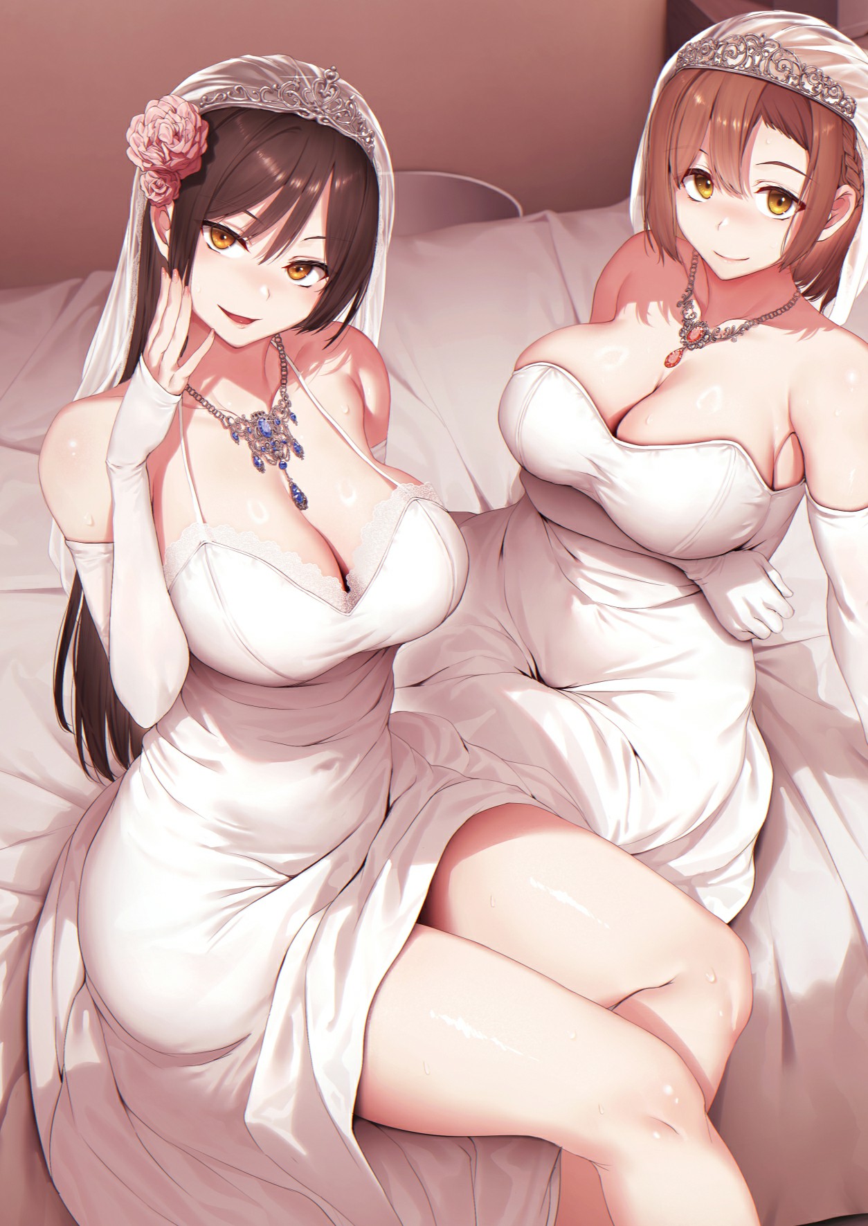 巨乳が2人いないと勃起しない夫のために友達を連れてきた妻総集編 page 226 original parody - business suit milf hentai manga - read online free