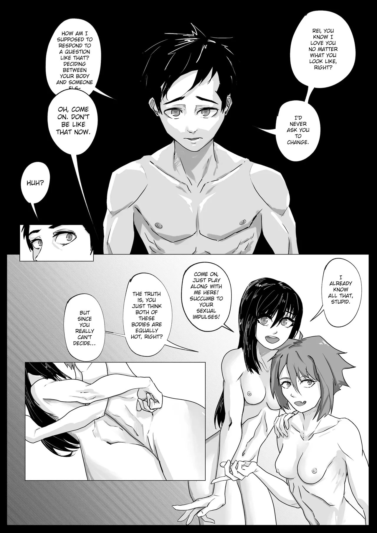 Muri na Kanojo 2 | Impossible Girlfriend #2 page 20 original parody - cum swap group hentai manga - read online free
