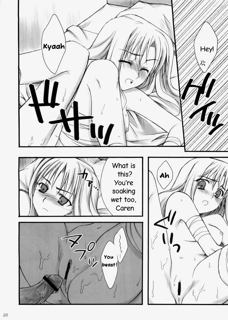 Rin page 19 featuring caren ortensia fate hollow ataraxia parody - sole female sole male hentai manga - read online free