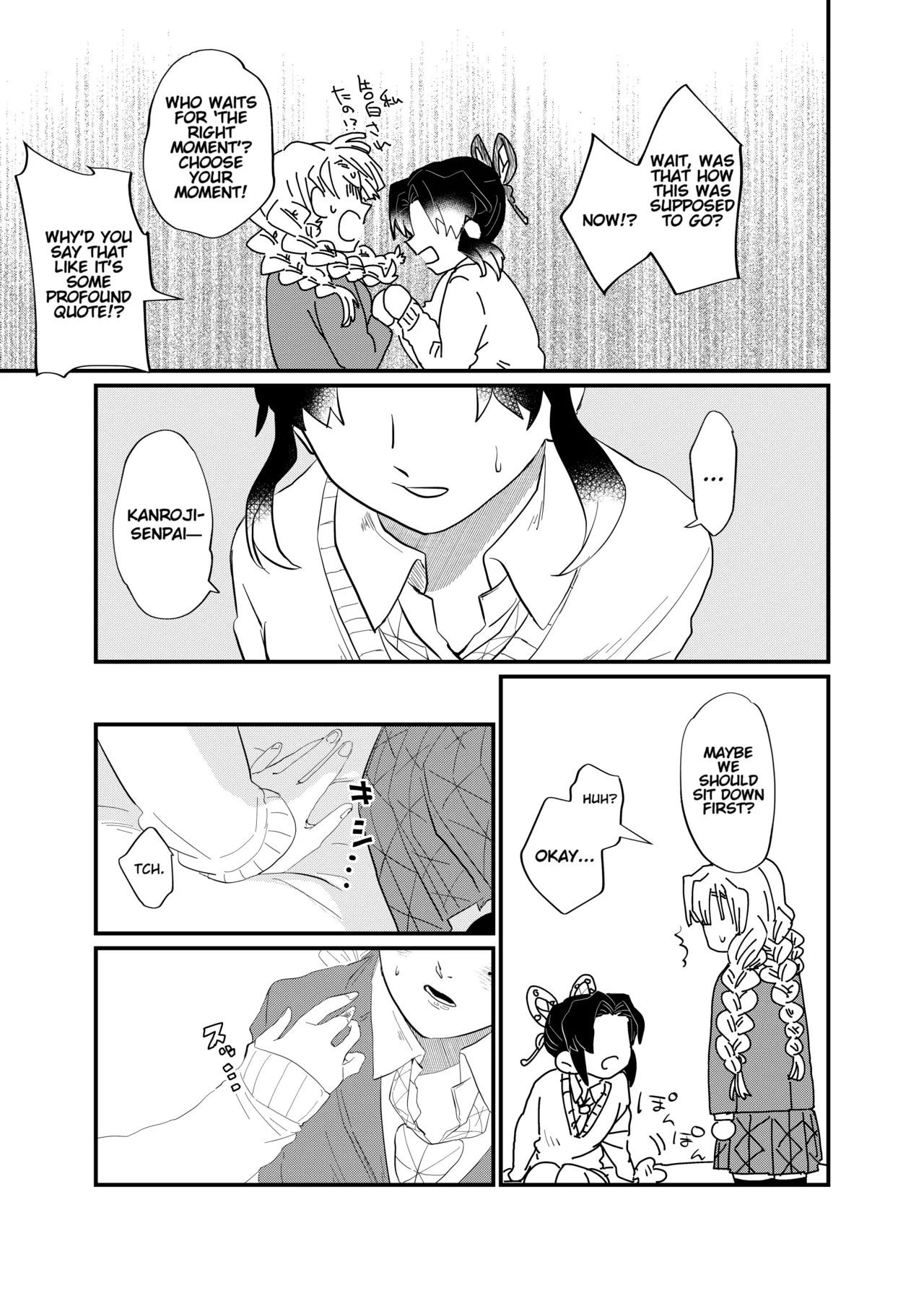 Kocchi Muite Baby page 13 featuring shinobu kochou kimetsu no yaiba parody - sole female rough translation hentai manga - read online free