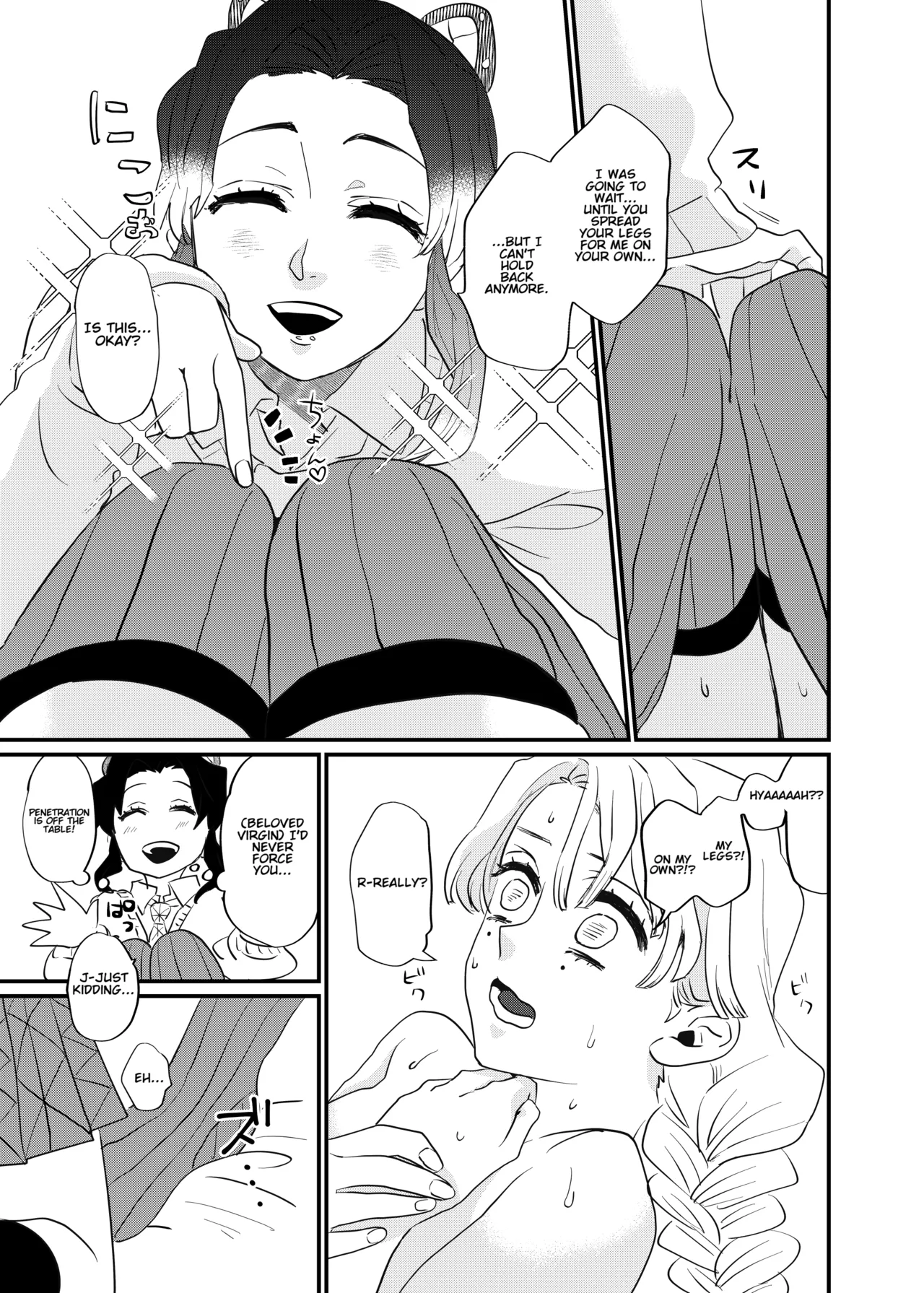 Kocchi Muite Baby page 25 featuring shinobu kochou kimetsu no yaiba parody - sole female rough translation hentai manga - read online free