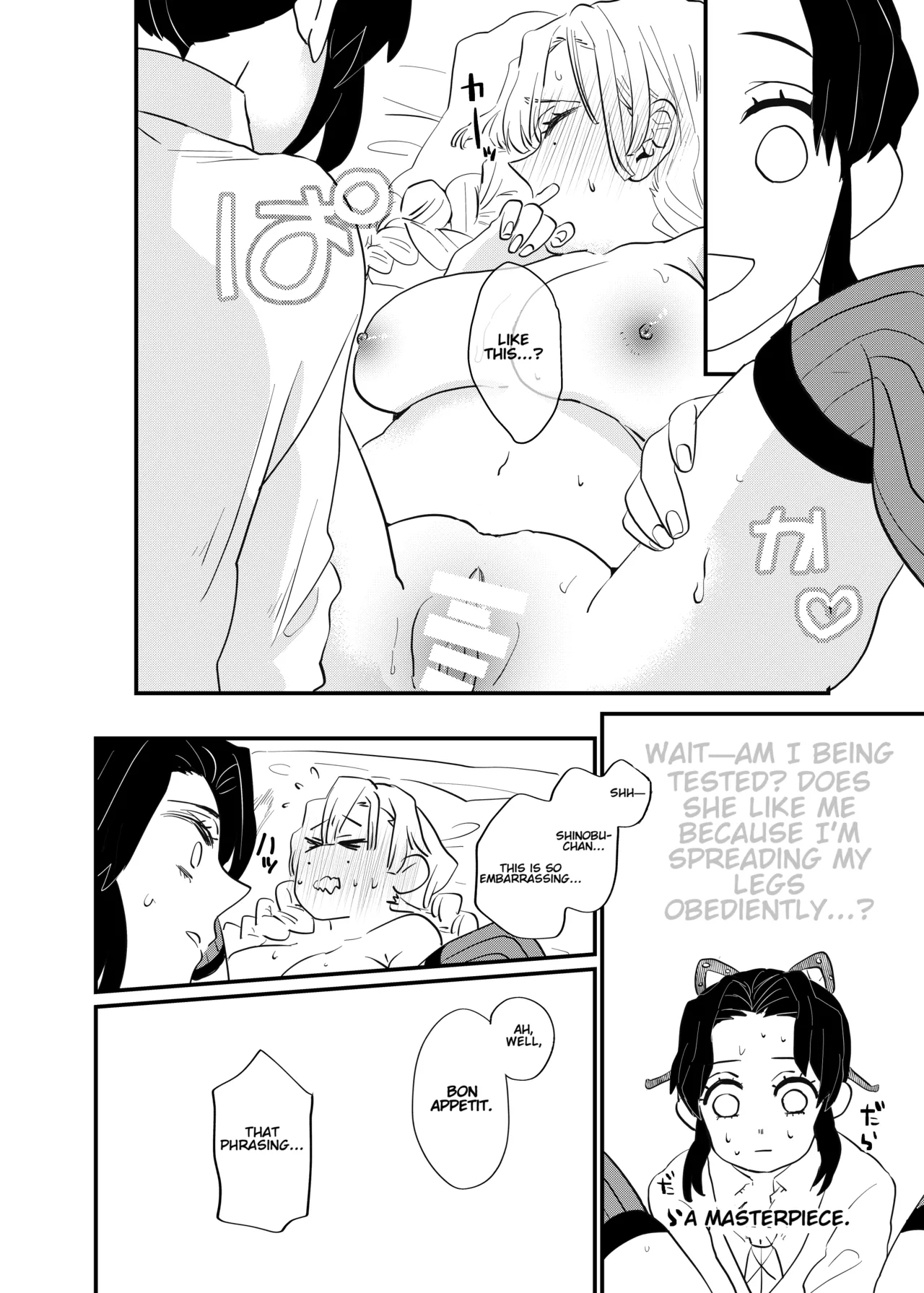 Kocchi Muite Baby page 26 featuring shinobu kochou kimetsu no yaiba parody - sole female rough translation hentai manga - read online free