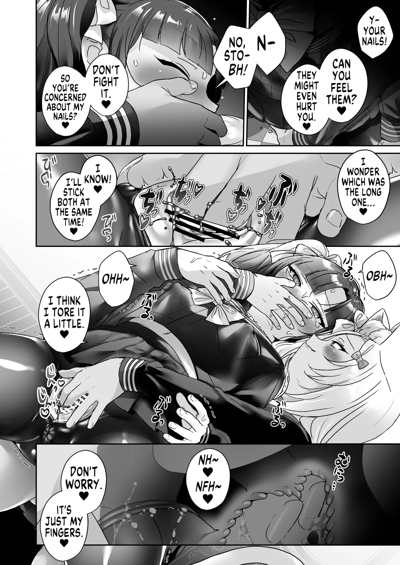 [Koko de Chikubi o Hitotsumami (Juurouta)] Shoujo Ochi -Ron-chan to Hajimete Course- | Falling for Being a Girl: My First Session With Lon-chan [English] [GTF] [Digital] page 27 original parody - females only schoolgirl uniform hentai manga - read online free