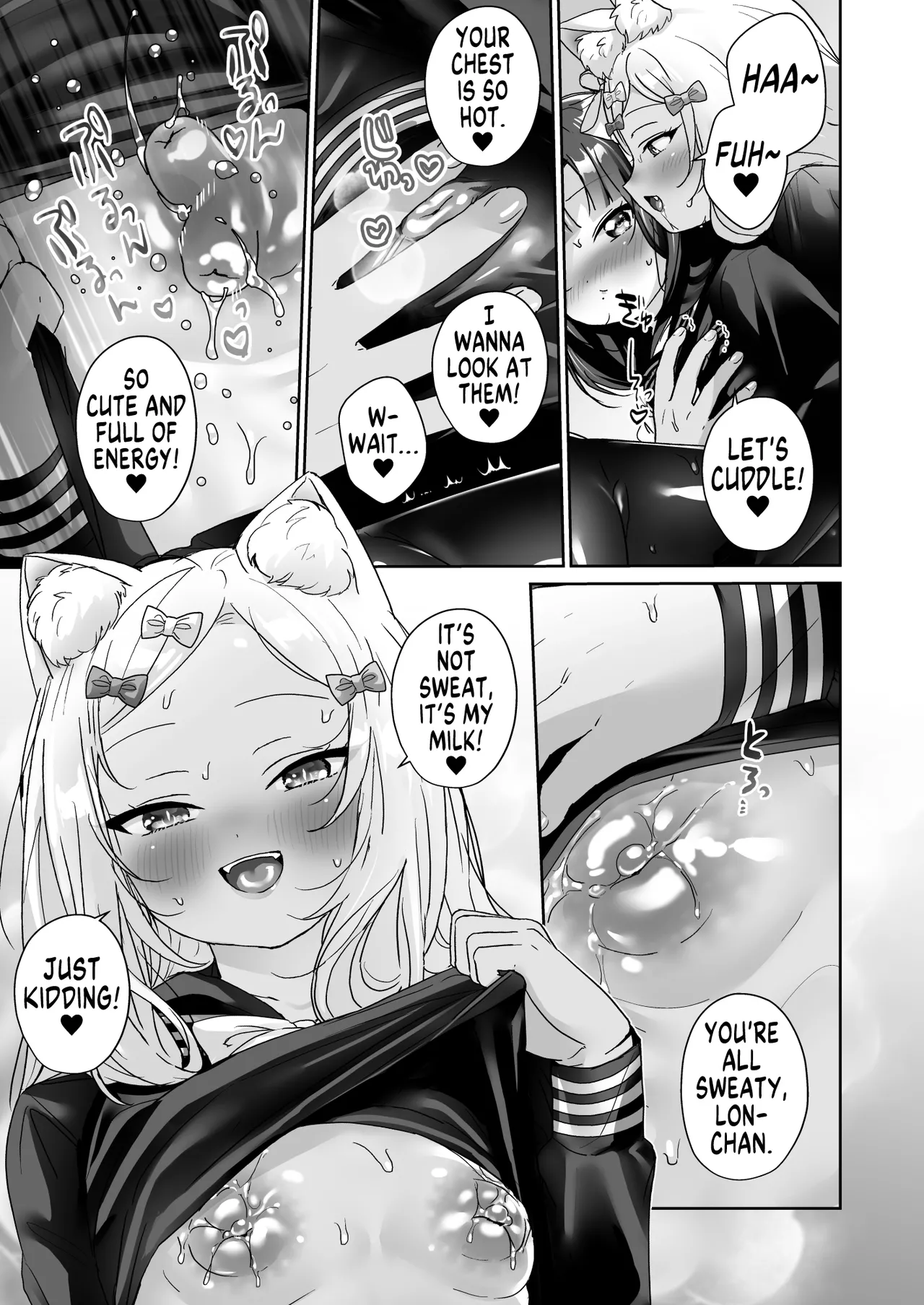 [Koko de Chikubi o Hitotsumami (Juurouta)] Shoujo Ochi -Ron-chan to Hajimete Course- | Falling for Being a Girl: My First Session With Lon-chan [English] [GTF] [Digital] page 40 original parody - females only schoolgirl uniform hentai manga - read online free